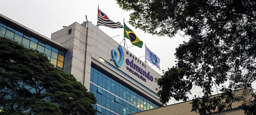 Fachada do Hospital Edmundo Vasconcelos