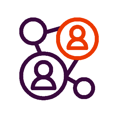 Animação de Conexões Representando o Contato via Home Office